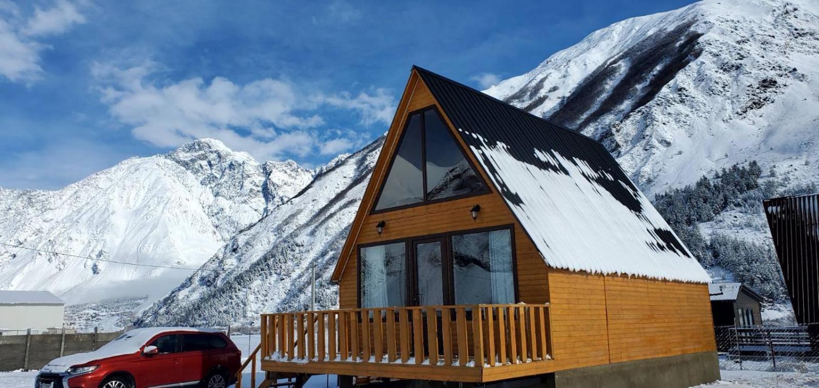 Mountain Hut In Kazbegi Villa Exteriör bild